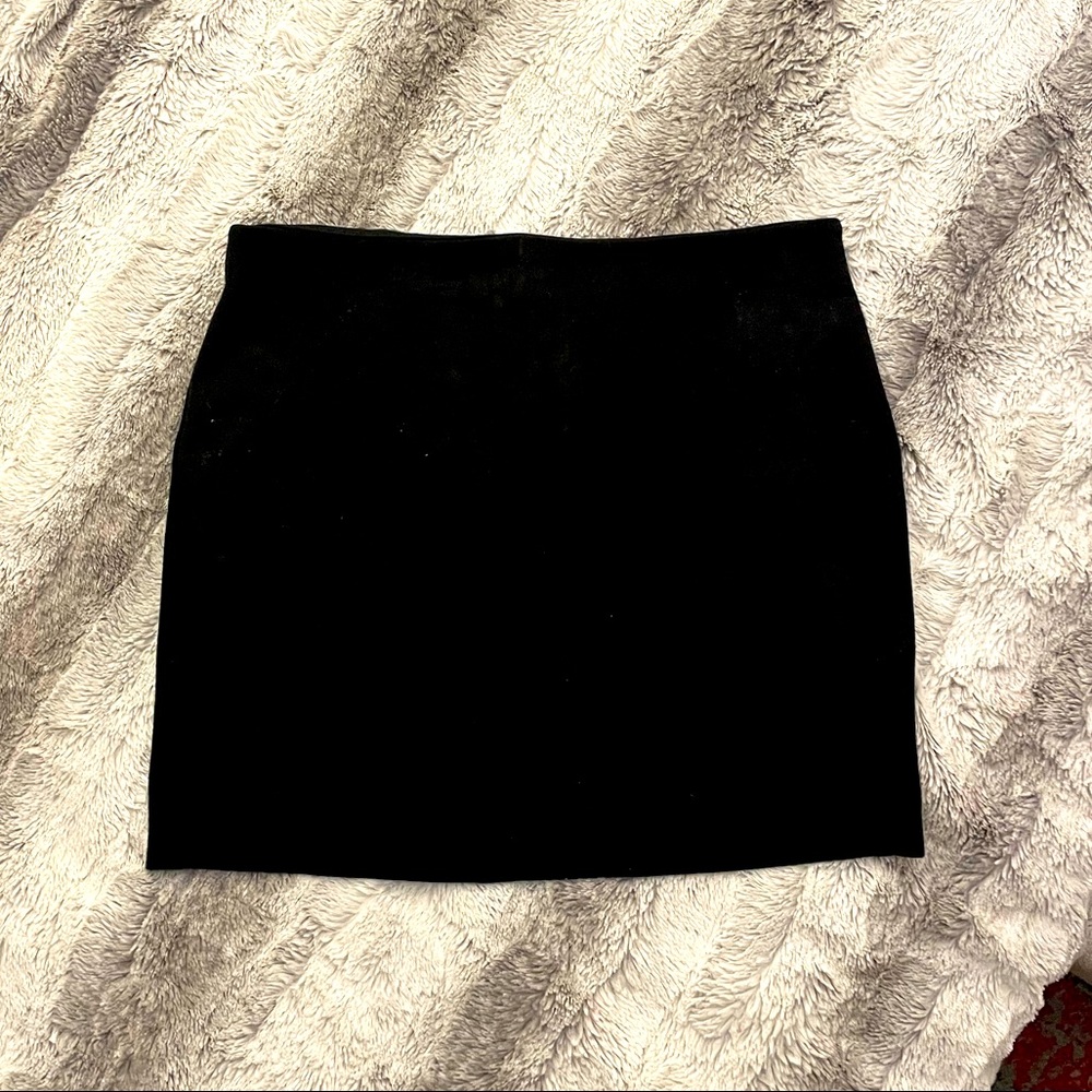 Express Black Mini Skirt, Size Small